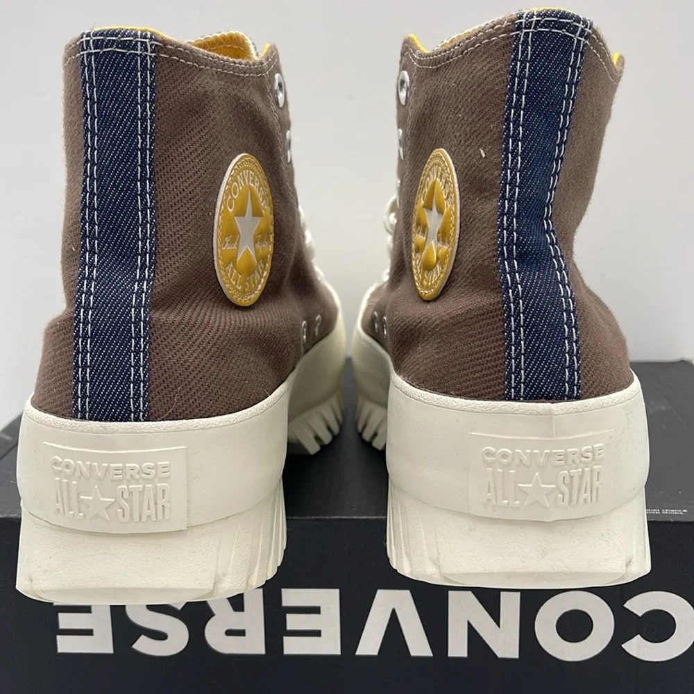 Converse Men’s High-Top Platform Sneakers A03808C CTAS LUGGED 2.0 HI SQUIRREL FR